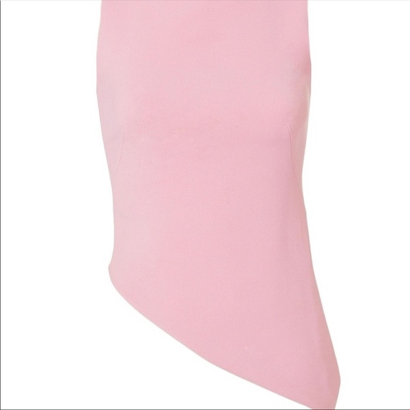 Brandon Maxwell Pink Asymmetrical Top NWT - Picture 3 of 11